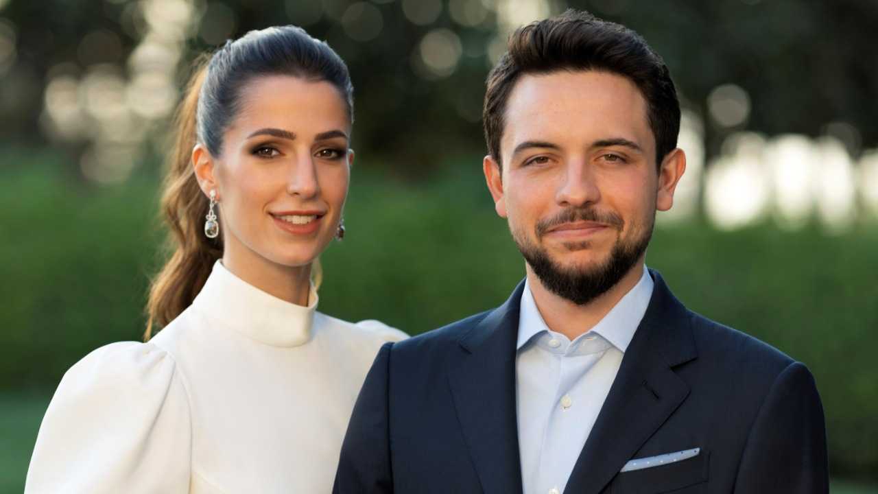 عقد قران ولي عهد الأردن الأمير حسين والسعودية رجوة آل سيف