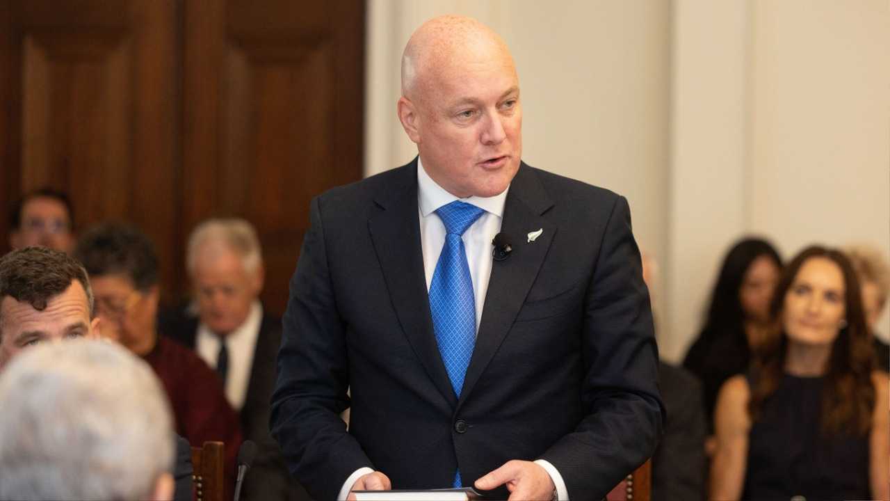 Christopher Luxon was sworn in as the new prime minister of New Zealand, promising to 'fix the economy' and restore law and order