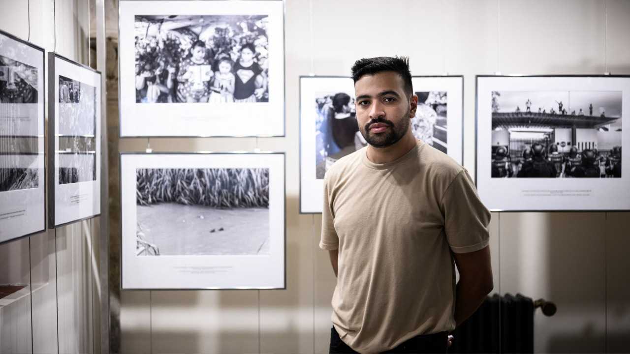 فوز المصور الفلسطيني محمود الهمص بالجائزة الذهبية للأخبار في مهرجان فيزا بور ليماج 