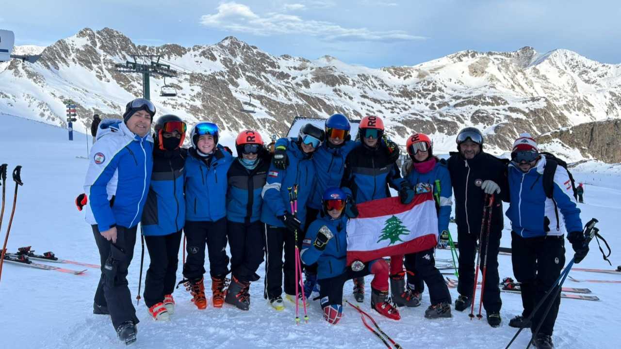 بعثة التزلج تشارك في بطولة الأولاد في أندورا