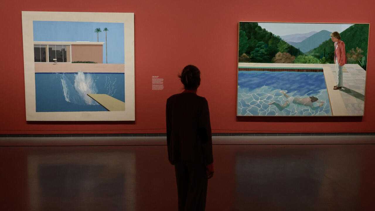 'David Hockney 25:' The artist's largest exhibition opens in Paris, showcasing 400 works over seven decades