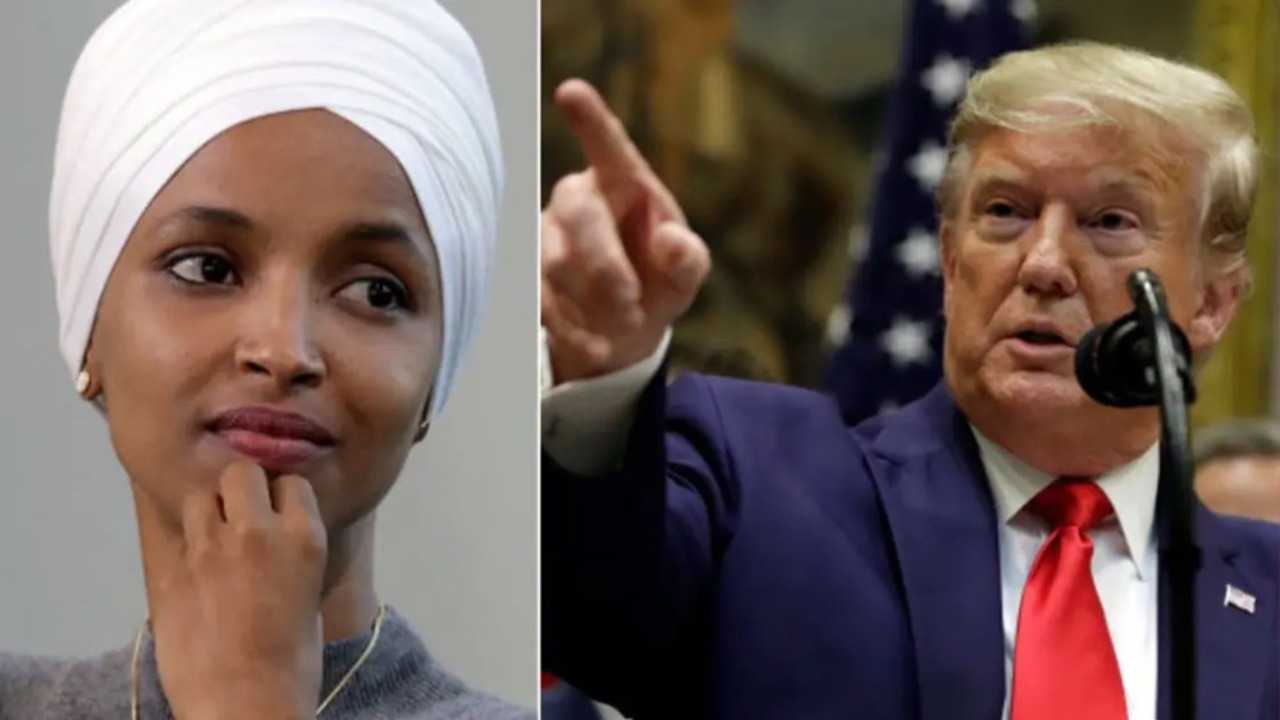 ترامب يهاجم إلهان عمر مجدداً ويطالب بتحقيق فوري ضدها