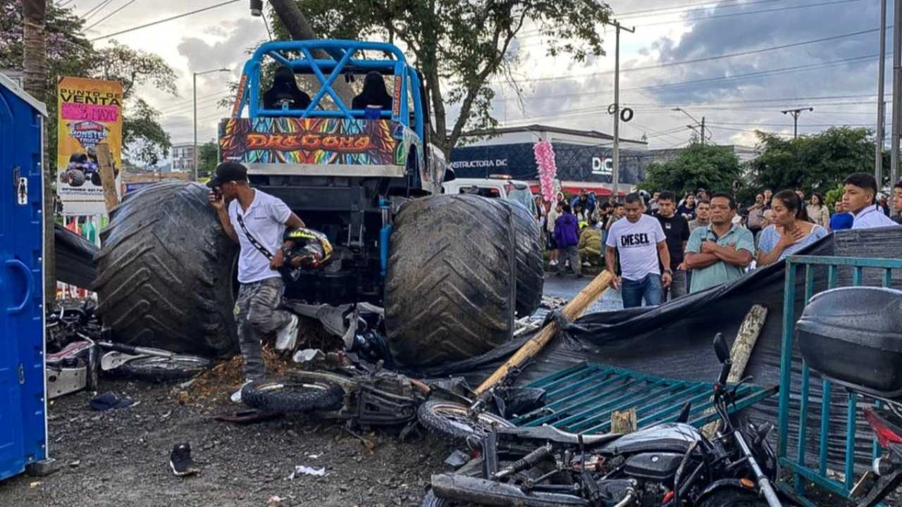 ثلاثة قتلى و38 جريحاً في حادث خلال عرض استعراضي للسيارات في كولومبيا